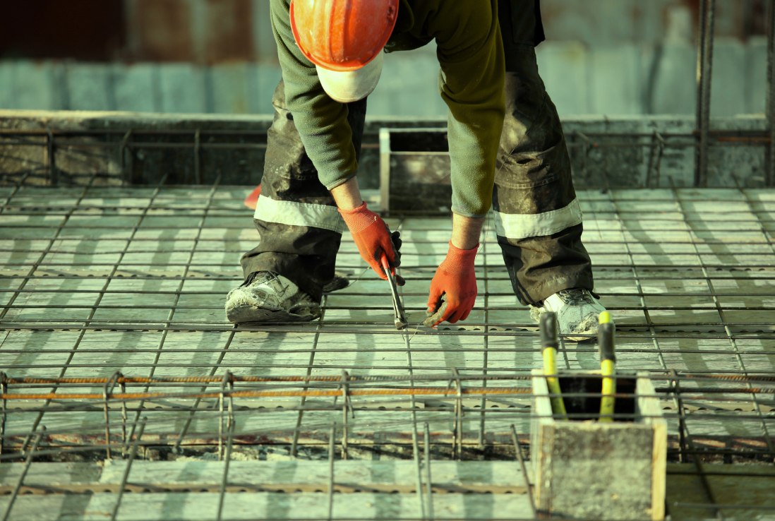 Man working in a construction company